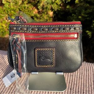 NWT - Dooney Bourke Florentine Small Coin Case in Navy